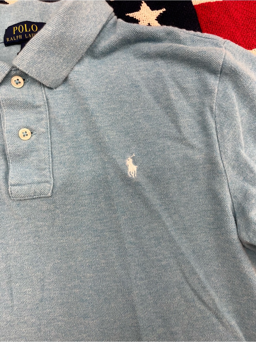 Polo by Ralph Lauren Sky Blue Short-Sleeve Classic Polo Boys Size Large 14/16 - Picture 2 of 4